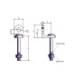 POTENT OCCHIOLO FISSO ACC P/LUCCHETTO 26/74 MM