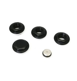 KIT 2 RIDUZIONI DX SX PER RADIATORI TUBOLARI ARDESIA 1x3/8 Nero