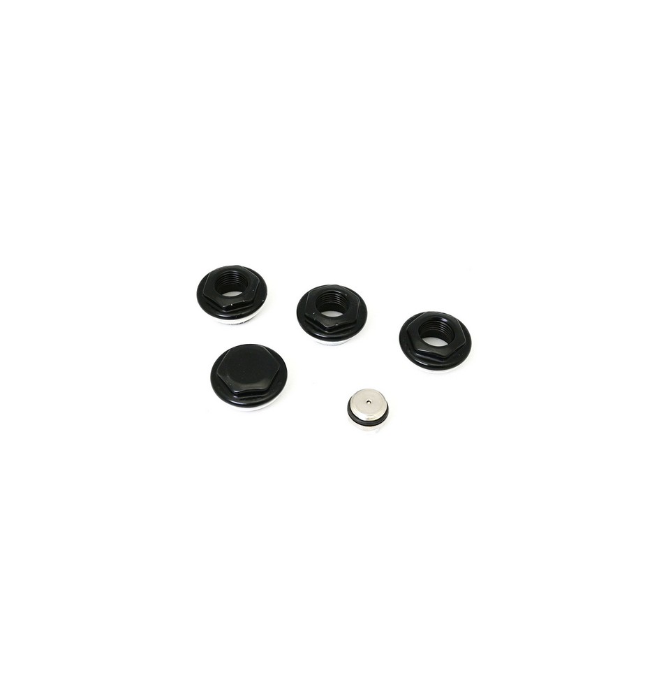 KIT 2 RIDUZIONI DX SX PER RADIATORI TUBOLARI ARDESIA 1x3/8 Nero