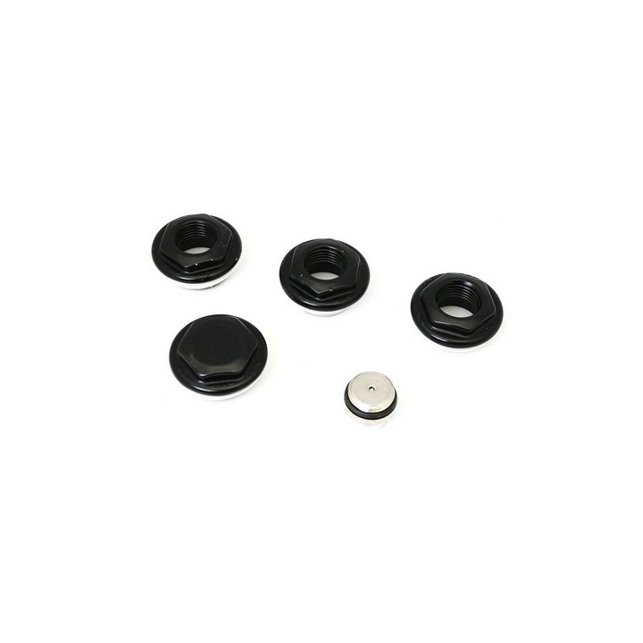 KIT 2 RIDUZIONI DX SX PER RADIATORI TUBOLARI ARDESIA 1x1/2 Nero