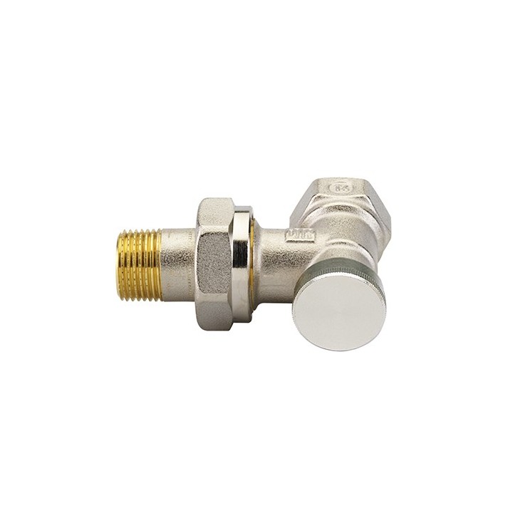 DETENTORE AD ANGOLO ATTACCO FERRO RLVS DANFOSS 1/2"
