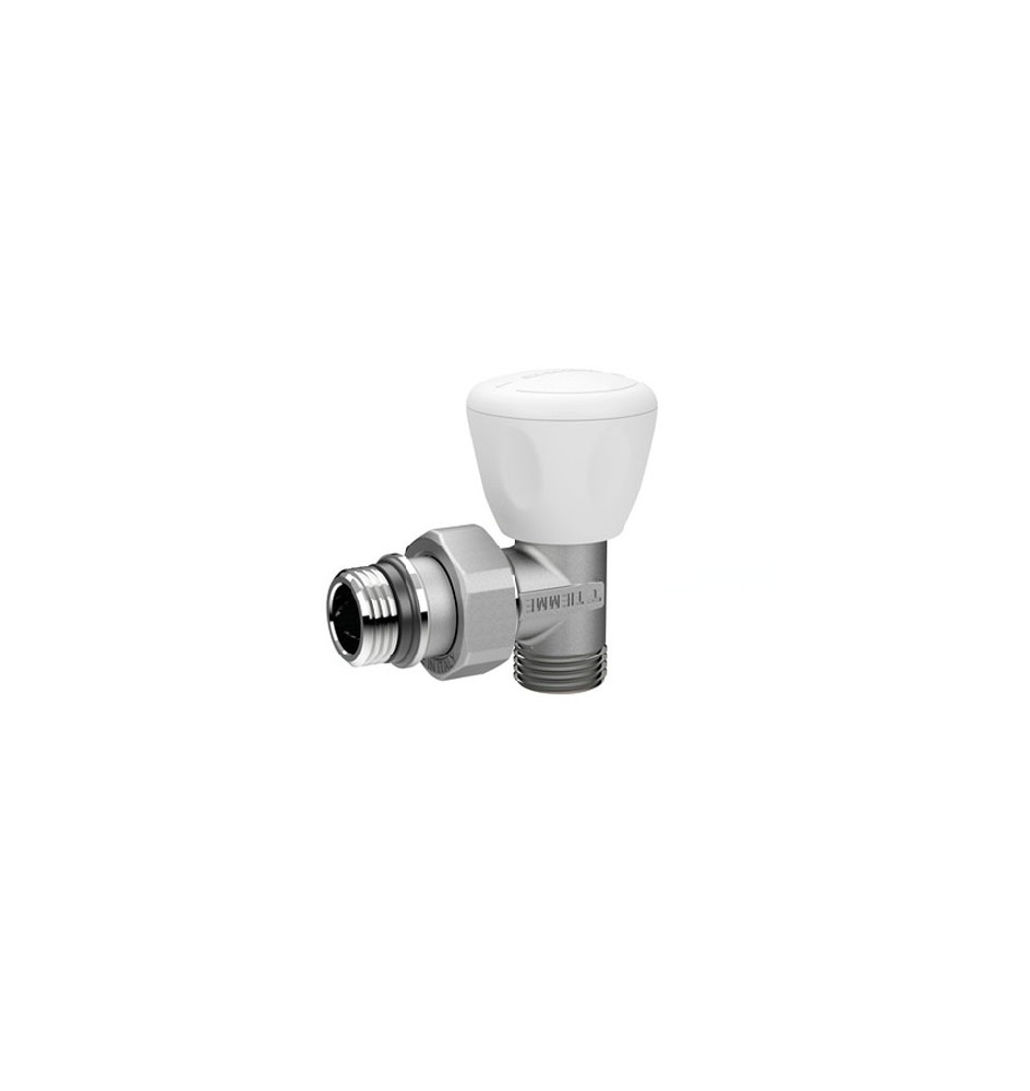 VALVOLA MANUALE A SQUADRA CON ATTACCO TUBO PEX MULTISTRATO 3/8" 24x19 fil (D.16)