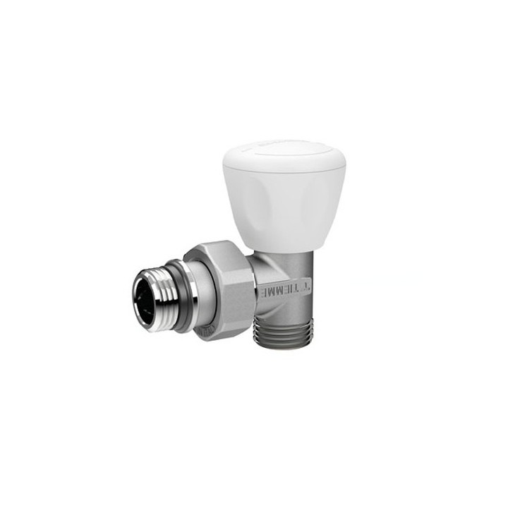 VALVOLA MANUALE A SQUADRA CON ATTACCO TUBO PEX MULTISTRATO 1/2" 24x19 fil (D.16)