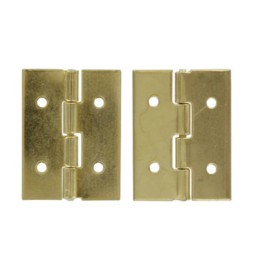 CERNIERA ACCIAIO OTTONATO 15 X 20 MM**
