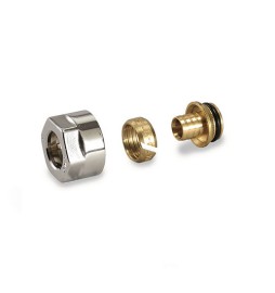 RACCORDO TUBO RAME FILETTO EUROCONO 12 MM D. 12 mm