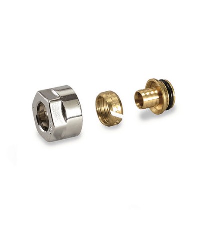 RACCORDO TUBO RAME FILETTO EUROCONO 12 MM D. 12 mm