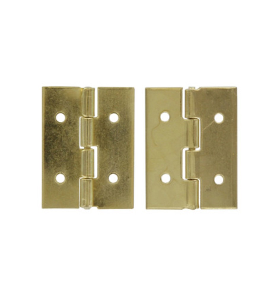 CERNIERA ACCIAIO OTTONAT0 15 X 25 MM**