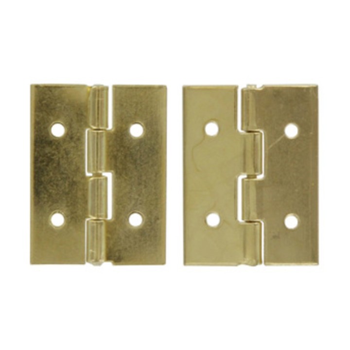 CERNIERA ACCIAIO OTTONAT0 15 X 25 MM**