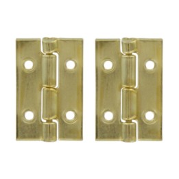 CERNIERA ACCIAIO OTTONATO 10 X 15 MM**