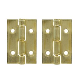CERNIERA ACCIAIO OTTONATO 10 X 15 MM**