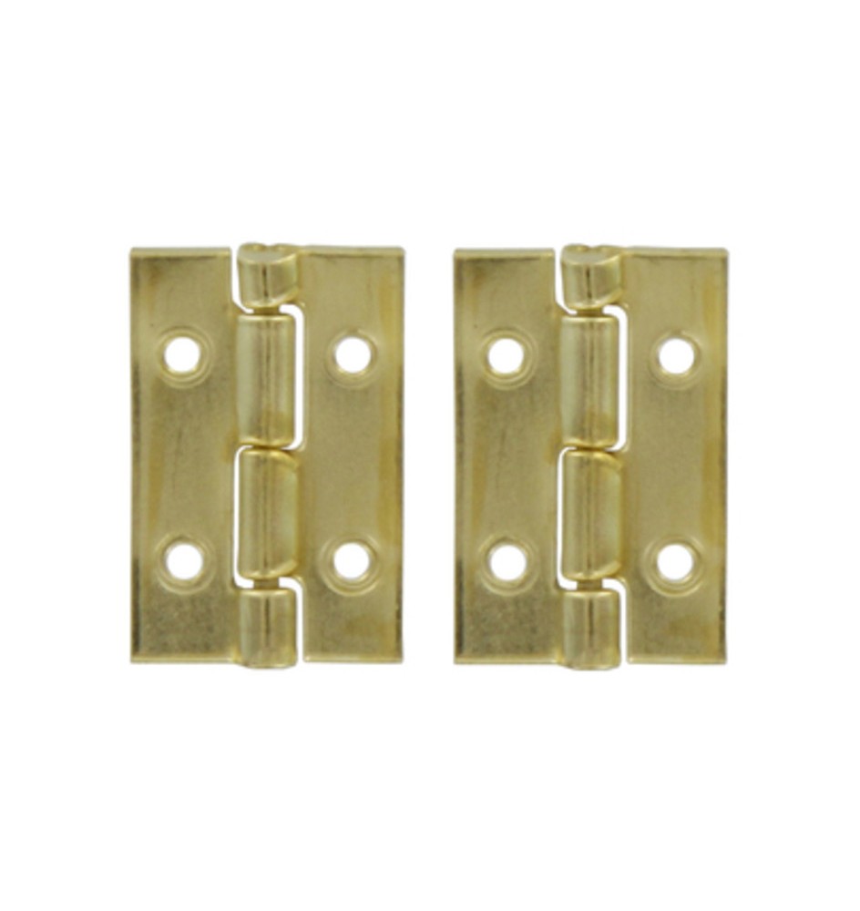 CERNIERA ACCIAIO OTTONATO 10 X 15 MM**