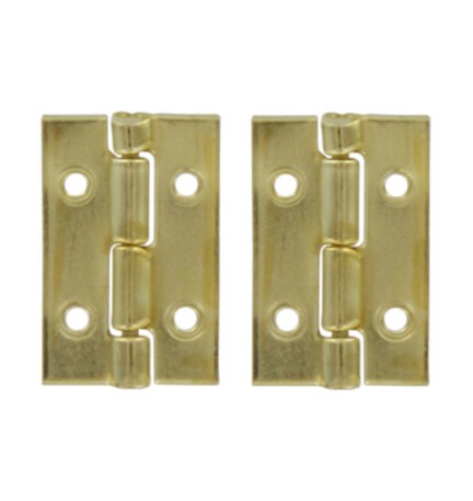 CERNIERA ACCIAIO OTTONATO 10 X 15 MM**