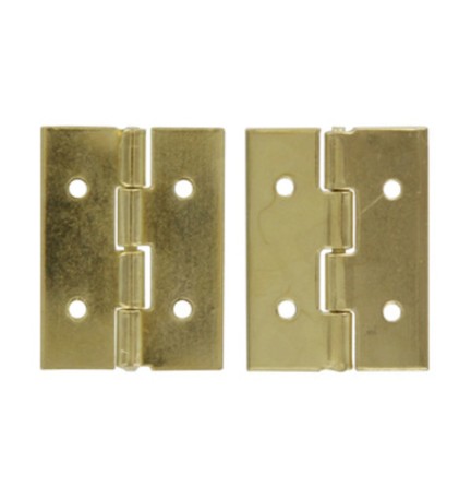 CERNIERA ACCIAIO OTTONATO 13 X 20 MM**