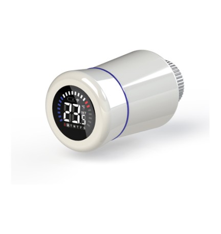 TESTA TERMOSTATICA TIEMME ELETTRONICA WIFI Bianca