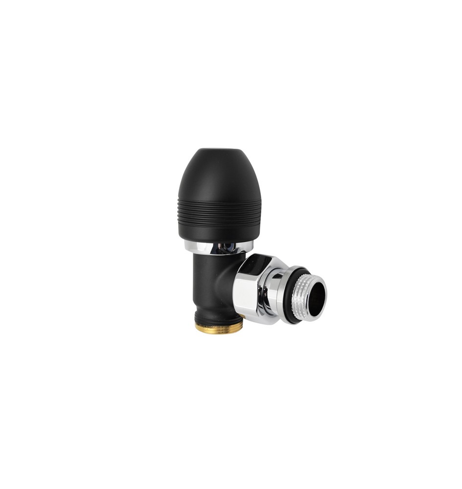 VALVOLA A SQUADRA TERMOSTATIZZABILE OVUS 1/2 Nero