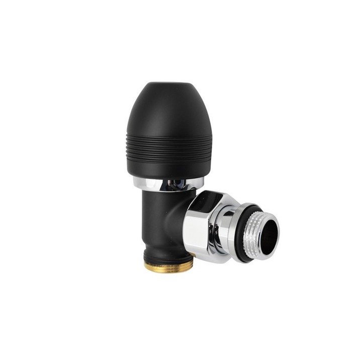 VALVOLA A SQUADRA TERMOSTATIZZABILE OVUS 1/2 Nero