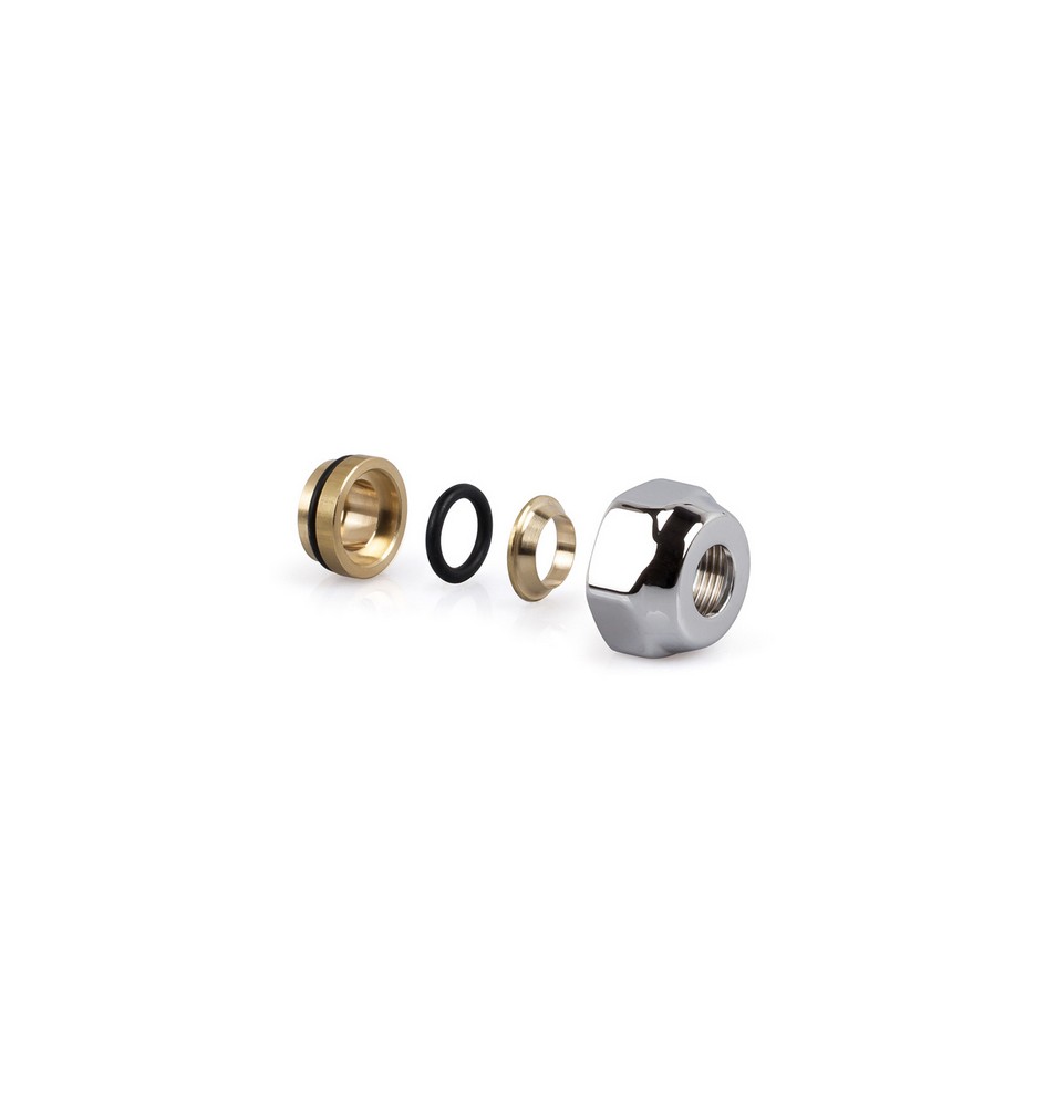 RACCORDO PER TUBO RAME A TENUTA O-RING 12 x 24/19