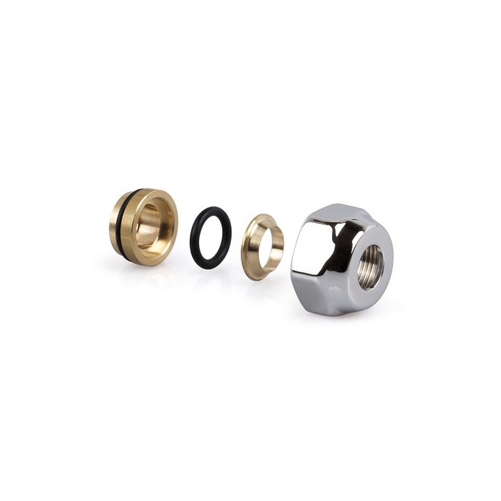 RACCORDO PER TUBO RAME A TENUTA O-RING 12 x 24/19