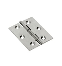 CERNIERA FRESATA PIANA NICHEL SATIN 30X25 MM