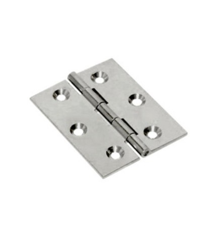 CERNIERA FRESATA PIANA NICHEL SATIN 70X55 MM