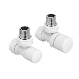 VALVOLA E DETENTORE A SQUADRA ZEHNDER CLASSIC LINE 1/2 Bianco