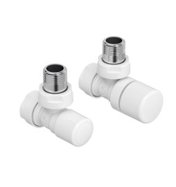 VALVOLA E DETENTORE A SQUADRA ZEHNDER CLASSIC LINE 1/2 Bianco