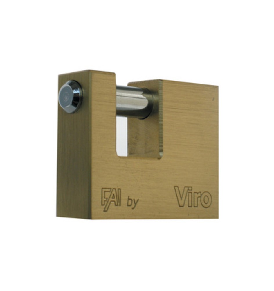 VIRO 505 LUCCHETTO FAI P/SERRANDA 50MM OTTONE