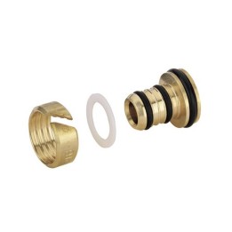 COPPIA RACCORDI EUROCONO PER TUBAZIONE IN MULTISTRATO 16 x 2 mm