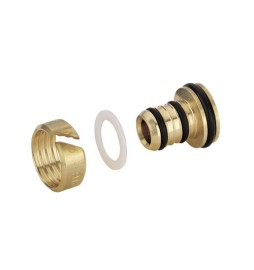 COPPIA RACCORDI EUROCONO PER TUBAZIONE IN MULTISTRATO 16 x 2 mm