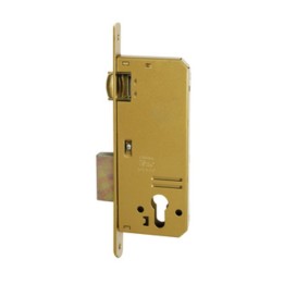 ISEO 280N SERRATURA INF P/LEGNO RULLO REG E50 OTTONATA