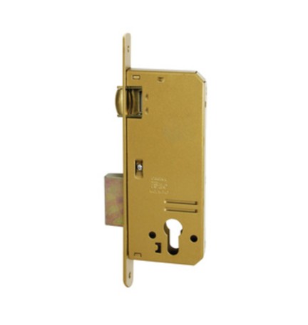 ISEO 280N SERRATURA INF P/LEGNO RULLO REG E50 OTTONATA