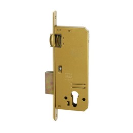 ISEO 280N SERRATURA INF P/LEGNO RULLO REG E40 OTTONATA