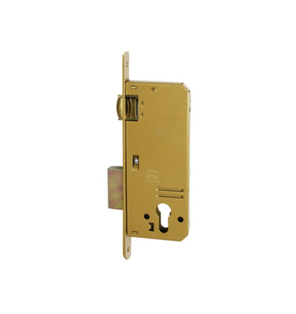 ISEO 280N SERRATURA INF P/LEGNO RULLO REG E40 OTTONATA