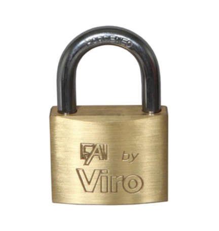 VIRO 555 LUCCHETTO FAI ARCO 50MM OTTONE