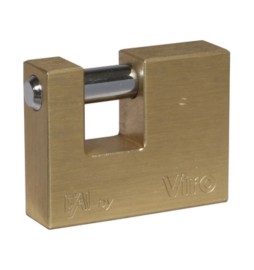 VIRO 506 LUCCHETTO FAI P/SERRANDA 70MM OTTONE