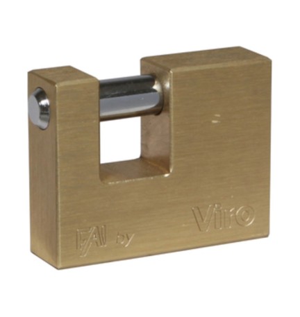 VIRO 506 LUCCHETTO FAI P/SERRANDA 70MM OTTONE