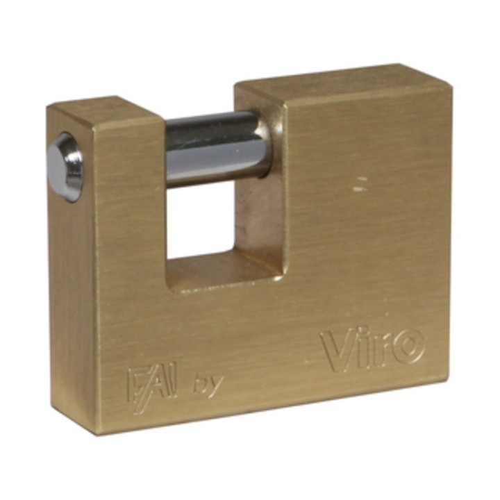 VIRO 506 LUCCHETTO FAI P/SERRANDA 70MM OTTONE