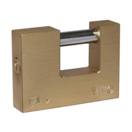 VIRO 507 LUCCHETTO FAI P/SERRANDA 90MM OTTONE
