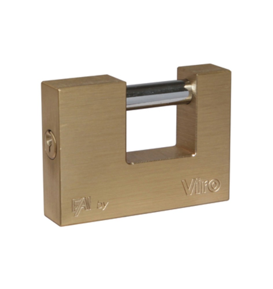 VIRO 507 LUCCHETTO FAI P/SERRANDA 90MM OTTONE