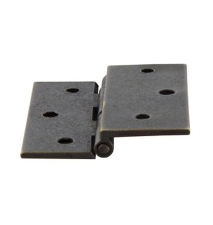 CERNIERA FRESATA 1/2 COLLO OTTONE BRONZ 50X40 MM*