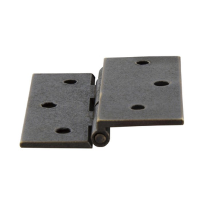 CERNIERA FRESATA 1/2 COLLO OTTONE BRONZ 50X40 MM*