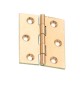 CERNIERA FRESATA PIANA OTTONE SATIN 40X35 MM**