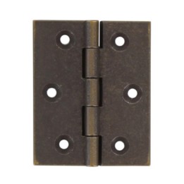 CERNIERA FRESATA PIANA OTTONE BRONZ 50X40 MM**