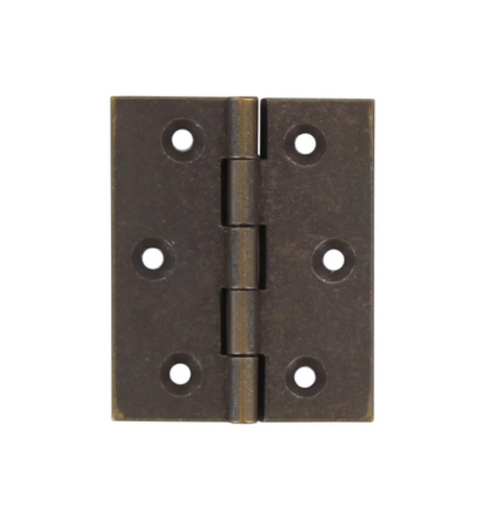 CERNIERA FRESATA PIANA OTTONE BRONZ 50X40 MM**