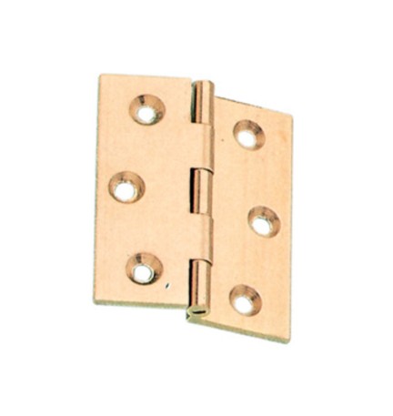 CERNIERA FRESATA 1/2 COLLO OTTONE SATIN 50X40 MM**