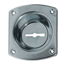 CR 32 MOSTRINA P/SERRATURA DM CROMATA C/INCAVO 12MM