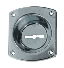 CR 32 MOSTRINA P/SERRATURA DM CROMATA C/INCAVO 12MM