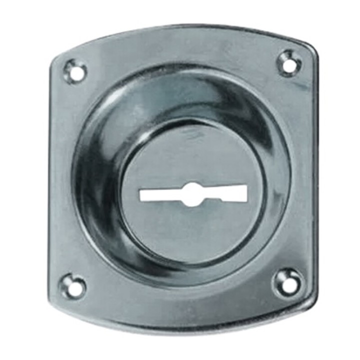 CR 32 MOSTRINA P/SERRATURA DM CROMATA C/INCAVO 12MM