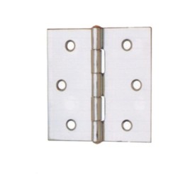 CERNIERA PERNO FISSO 121 ACC ZINC 80 X 80 MM