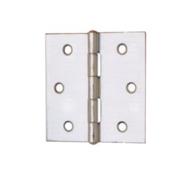 CERNIERA PERNO FISSO 121 ACC ZINC 80 X 80 MM
